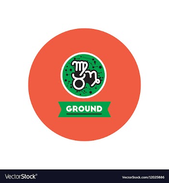 Stylish icon in color circle zodiacal earth vector image