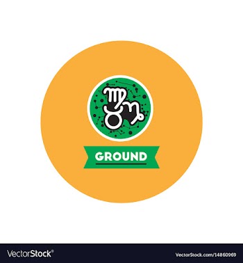 Stylish icon in color circle zodiacal earth vector image