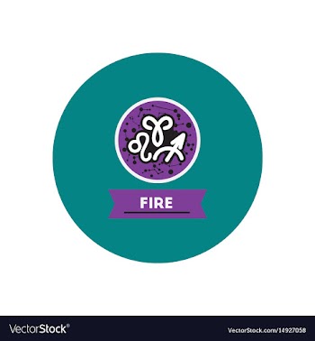 Stylish icon in color circle zodiacal element of vector image