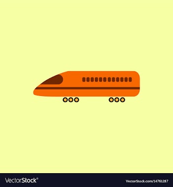 Stylish icon in flat style travel airplane vector image