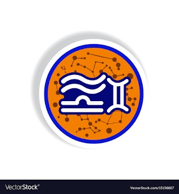 Stylish icon in paper sticker style air sign vector image