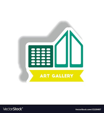 Stylish icon in paper sticker style building art vector image