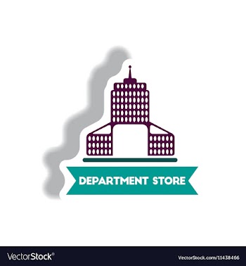 Stylish icon in paper sticker style building vector image