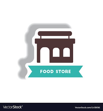 Stylish icon in paper sticker style building vector image