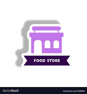 Stylish icon in paper sticker style building vector image