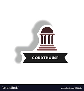 Stylish icon in paper sticker style building vector image