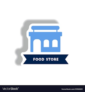 Stylish icon in paper sticker style building vector image