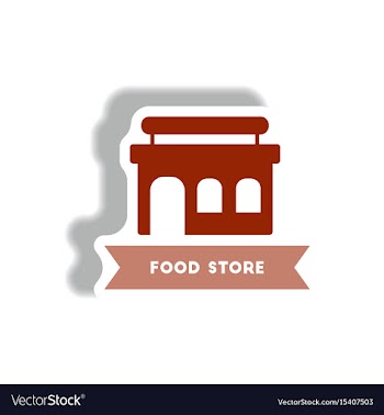 Stylish icon in paper sticker style building vector image