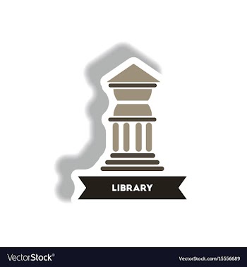 Stylish icon in paper sticker style building vector image