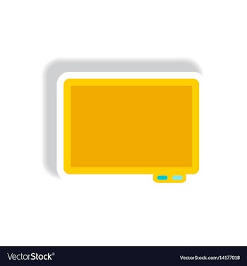 Stylish icon in paper sticker style business vector image