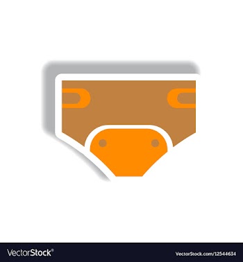 Stylish icon in paper sticker style children vector image