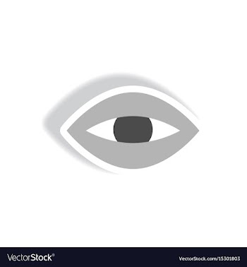 Stylish icon in paper sticker style eye problems vector image