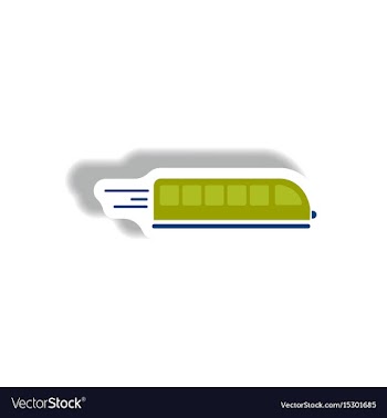 Stylish icon in paper sticker style high-speed vector image