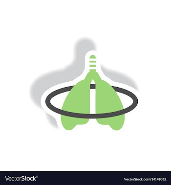 Stylish icon in paper sticker style inflammation vector image