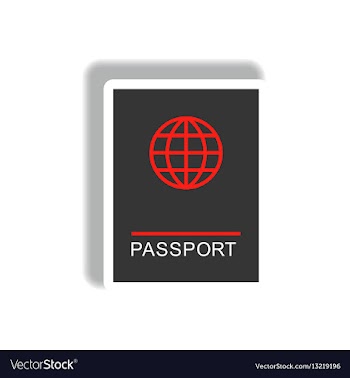 Stylish icon in paper sticker style international vector image