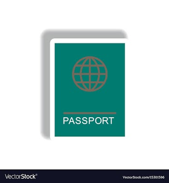 Stylish icon in paper sticker style international vector image