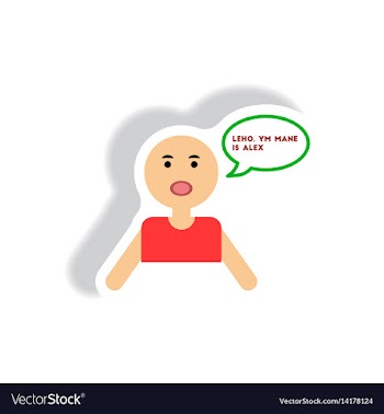 Stylish icon in paper sticker style man attack vector image