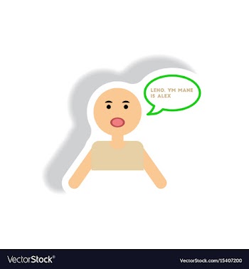 Stylish icon in paper sticker style man attack vector image