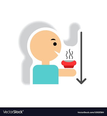 Stylish icon in paper sticker style man drinking vector image