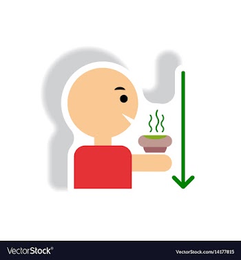 Stylish icon in paper sticker style man drinking vector image