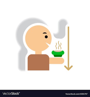 Stylish icon in paper sticker style man drinking vector image