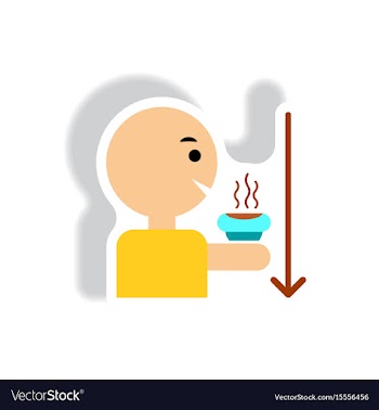 Stylish icon in paper sticker style man drinking vector image