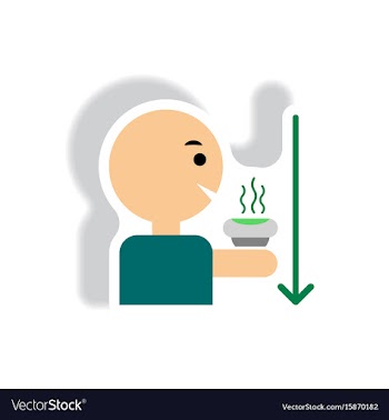 Stylish icon in paper sticker style man drinking vector image