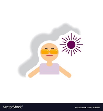 Stylish icon in paper sticker style man in vector image