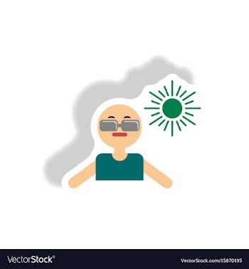 Stylish icon in paper sticker style man in vector image