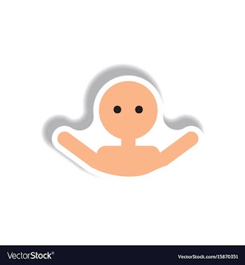 Stylish icon in paper sticker style man swimmer vector image