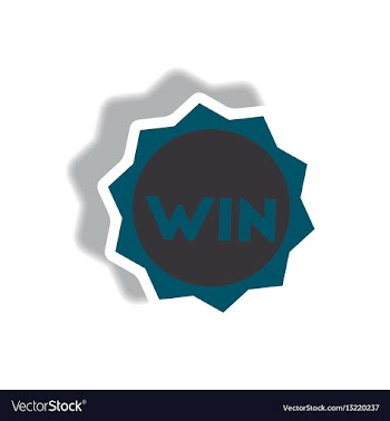 Stylish icon in paper sticker style medal winner vector image