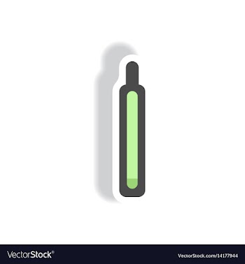 Stylish icon in paper sticker style medical vector image