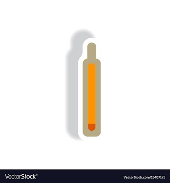 Stylish icon in paper sticker style medical vector image