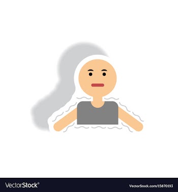 Stylish icon in paper sticker style people cold vector image