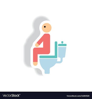 Stylish icon in paper sticker style people vector image