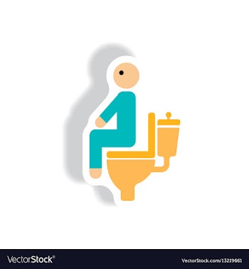 Stylish icon in paper sticker style people vector image