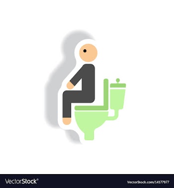 Stylish icon in paper sticker style people vector image