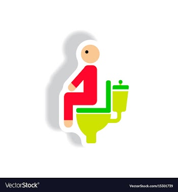 Stylish icon in paper sticker style people vector image