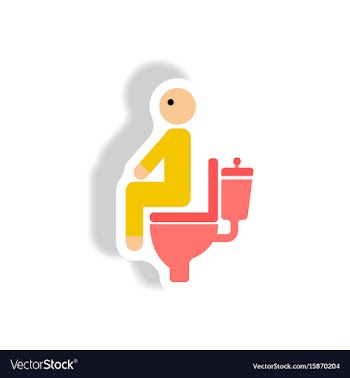 Stylish icon in paper sticker style people vector image