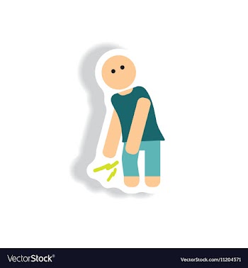 Stylish icon in paper sticker style problems vector image