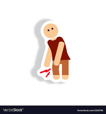 Stylish icon in paper sticker style problems vector image