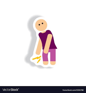 Stylish icon in paper sticker style problems vector image