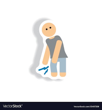 Stylish icon in paper sticker style problems vector image