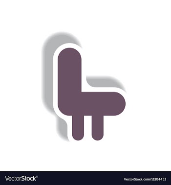 Stylish icon in paper sticker style seat transport vector image