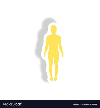 Stylish icon in paper sticker style symptoms of vector image