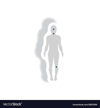 Stylish icon in paper sticker style symptoms of vector image