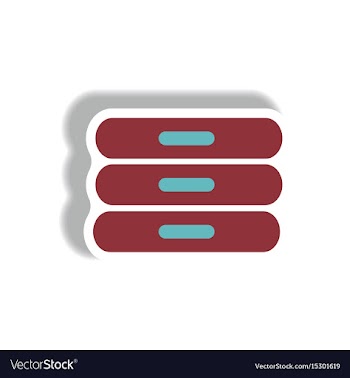 Stylish icon in paper sticker style travel baggage vector image