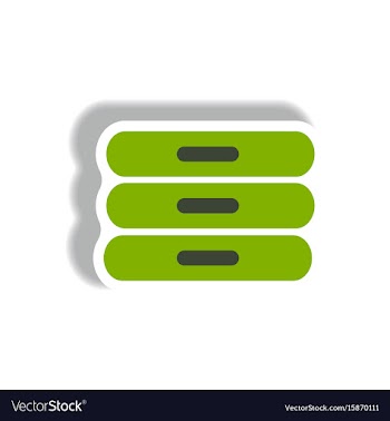 Stylish icon in paper sticker style travel baggage vector image