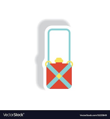 Stylish icon in paper sticker style travel vector image