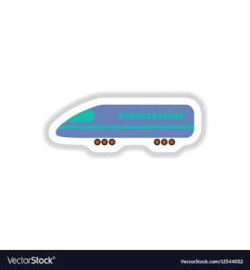 Stylish icon in paper sticker style travel vector image